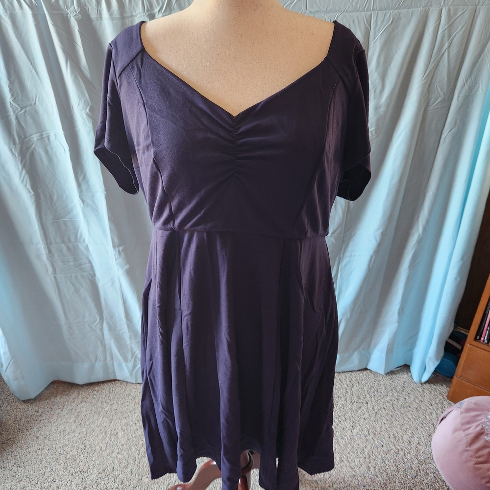 Torrid Dark Purple Mini Dress